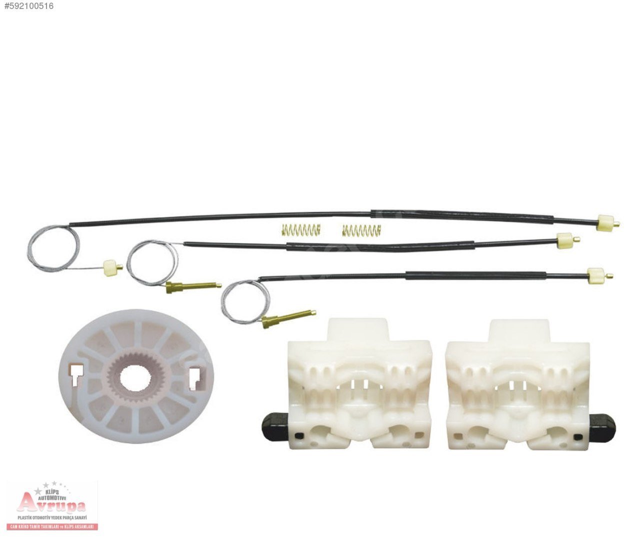 CHEVROLET CRUZE 2010 - 2015 CAM KRİKO TELİ HALAT ÖN SOL - SAĞ SET BEGVZ268 (OEM CODE: 95382556-95382557-95382561- · 95382562)
