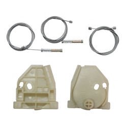 MAN TGS-TGX (2007-2014) Uyumlu Yan Sanayi Ön Sol Cam Kriko Tamir Seti (Plastikler + Tel)(OEM:81626456039-81626456055-81626456051