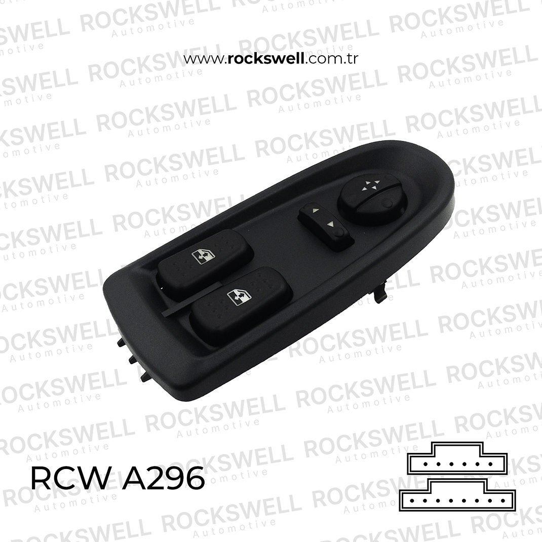 IVECO - DAILY CAM ANAHTARI (DUGMESI) CIFTLI SOL DAILY 12>14 CERCEVELI (AYNA AYARLI) (OEM 5801484207)
