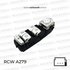 MERCEDES BENZ CAM ACMA KAPAMA ANAHTARI SOL DORTLU BEYAZ ISIK SIYAH 8Q54 W213 W222 (OEM A213 905 4803)