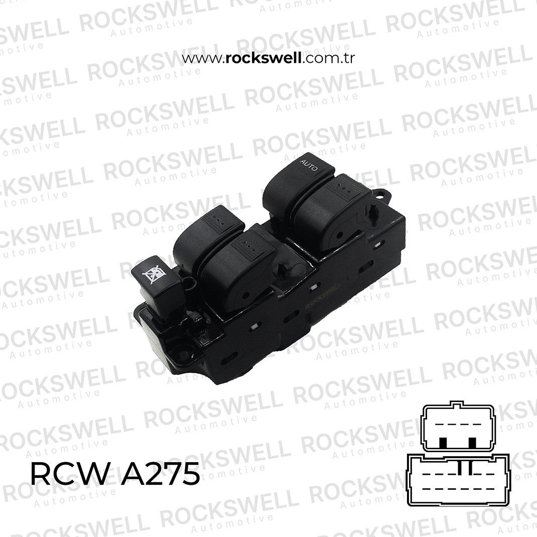 MAZDA 323 CAM ACMA KAPAMA DUGMESI SOL DORTLU MAZDA 323 99 03 14 PIN (OEM BJ3D-66-350)