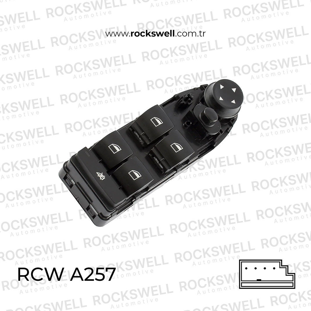 BMW CAM ACMA DUGMESİ SOL DORTLU PERDESIZ KATLANMAZ BMW E60 E61 08 10 (OEM 61319122110)
