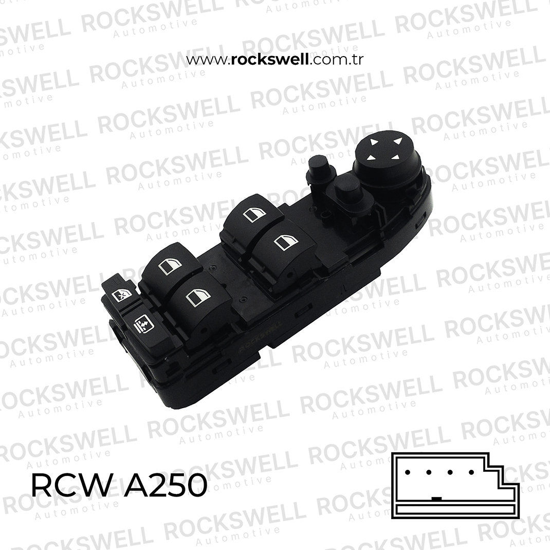 BMW CAM ANAHTARI SOL DORTLU PERDELI KATLANIR BMW E60 08>10 (OEM 61319122113)