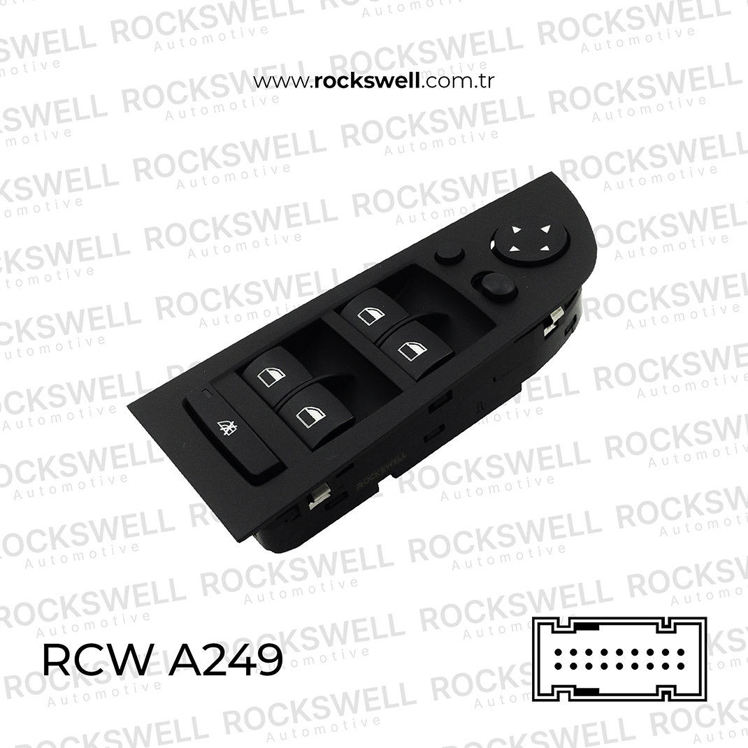 BMW CAM ACMA ANAHTARI SOL DORTLU KARARTMALI KATLAMALI AYNA SIYAH CERCEVELI BMW E90 E91(OEM 61319132135 61319217332)