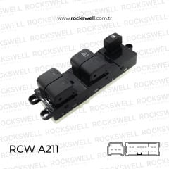 QASHQAI CAM ACMA KAPAMA ANAHTARI SOL DORTLU (16 PIN)(OEM:25401-BB60B 25401-BB65B)