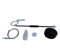 Peugeot 206 Cc Cabriolet 2002-2008 İçin Arka Sol Kapı Cam Tel Halat Kriko Tamir Takımı BDPQUX24