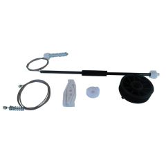 Peugeot 206 Cc Cabriolet 2002-2008 İçin Arka Sol Kapı Cam Tel Halat Kriko Tamir Takımı BDPQUX24