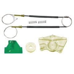 Audi A4 8E (B6-B7 Kasa) & S4 (2002-2008) Uyumlu Yan Sanayi Arka Sağ Cam Kriko Teli ve Kapak Seti (OEM:8E0837462)