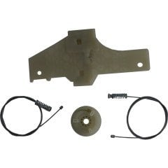 Peugeot 207 5-Kapı İçin Arka Sol Cam Kriko Seti 2006–2015 (OEM : 9680263180-9223C5-9223G1)