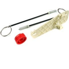 Jeep Grand Cherokee Mk2 Wj Wg Için Ön Sağ Cam Kriko Seti 1998-2005 (OEM: 55076467AB, 55363287AD)