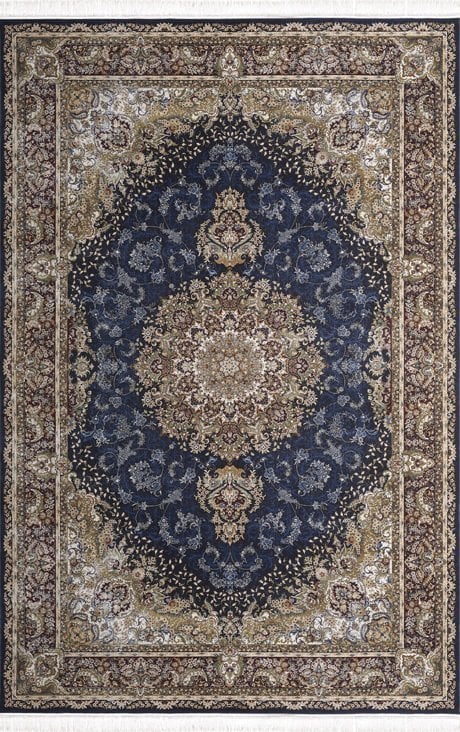 Artemis Halı Silk 5158C Kemik Lacıvert