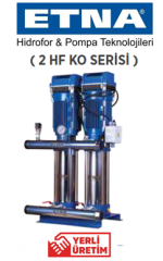 Etna 2 HF KO 25/8-75 10hp İki Pompalı Frekans Kontrollü Paket Hidrofor