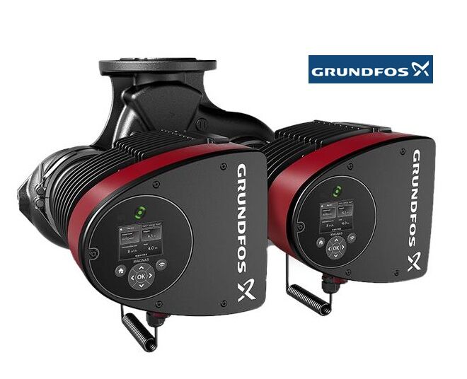 Grundfos MAGNA3 D 65-60 F 340mm DN65 PN6/10 Döküm Gövdeli Flanşlı İkiz Tip Frekans Konvertörlü Sirkülasyon Pompası - 97924490