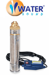 Water Sound 4SKM 150 1.5hp 220v 1\'\' Çıkışlı 15mt Kablolu + Panolu Paket Dalgıç Pompa