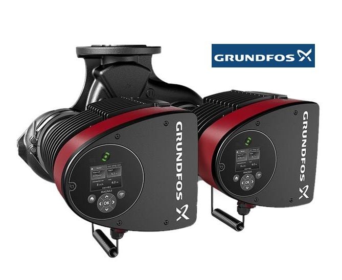 Grundfos MAGNA3 D 80-40 F 360mm DN80 PN10 Döküm Gövdeli Flanşlı İkiz Tip Frekans Konvertörlü Sirkülasyon Pompası - 97924511