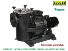 Dab EUROPRO 1000 T  7.5kW  380V  Ön Filtreli Havuz Pompa-Havuz Sistemleri İçin Yüksek Kapasite Pompa-Tuzlu suya uygun