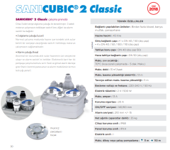 Sanihydro SANICUBIC 2 Classic IP68 (Çift Motor) - 47 Lt Tahliye Cihazı / ÇİFT POMPA-BIÇAKLI-MONOFAZE