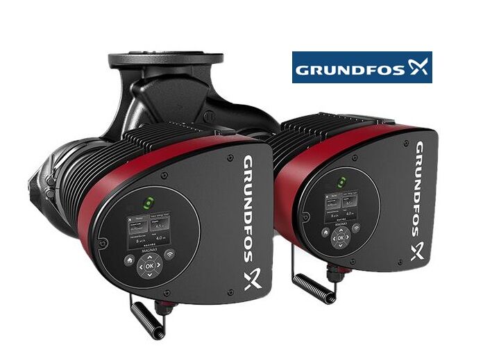 Grundfos MAGNA3 D 100-40 F 450mm DN100 PN10 Döküm Gövdeli Flanşlı İkiz Tip Frekans Konvertörlü Sirkülasyon Pompası - 97924516