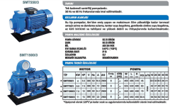 Sumak Smt 1000/3 10Hp 380v 3\'\' Çıkışlı Santrifüj Pompa