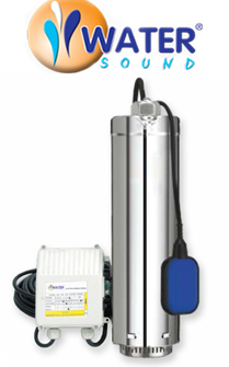 Water Sound MXS 804 2hp 380v 1 1/4\'\' Çıkışlı Kablolu+ Panolu Komple Paslanmaz Keson Kuyu Dalgıç Pompa