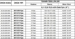 Alarko  6013/25 Kps  30Hp  6\'\' Paslanmaz Derin Kuyu Dalgıç Pompa (Motor+Pompa) ALK-KPS Serisi