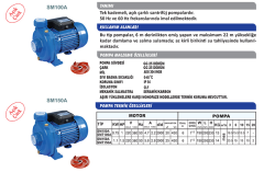 Sumak Sm 150-A 1.5Hp 220v 1 1/2\'\' Çıkışlı Santrifüj Pompa