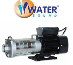 Water Sound Cmh 4-60 1.5hp 220v AISI 304 Yatık Milli Çok Kademeli Paslanmaz Pompa