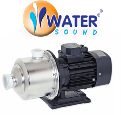 Water Sound Cm 4-60 1.5hp 220v AISI 304 Yatık Milli Çok Kademeli Paslanmaz Pompa