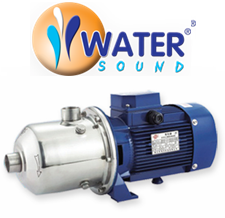 Water Sound Dw 8-50 220 3hp 380v Yatık Milli Çok Kademeli Paslanmaz Pompa