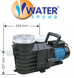 Water Sound Supa 300 T 3hp 380v Ön Filitreli Havuz Pompası