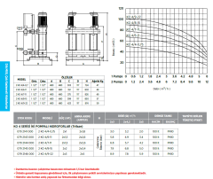 Etna 2 KO 4/8-15 2hp 380v İki Pompalı Çok Kademeli Paket Hidrofor
