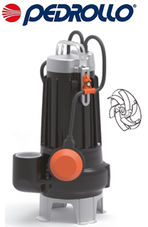 Pedrollo Vxc 15/45-N 1.5Hp 380v Flatörlü Döküm Gövdeli Foseptik Dalgıç Pompa