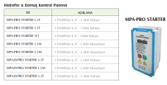 Emotrol MPA-PRO STARTER 7,5T 380v Tek Pompalı Dijital Hidrofor Panosu