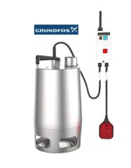 GRUNDFOS UNİLİFT AP 50.50.08.A3.V  1.07Hp 380V  KOMPLE PASLANMAZ ÇELİK ATIK SU DRENAJ DALGIÇ POMPA - 96023877