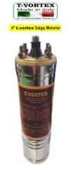 T-Vortex   1.5Hp 220V    4''   Dalgıç Motor (Bronz Yağ Çemberli)