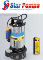 Star SPK 300 M 3hp 220v Açık Fanlı Pis Su Endüstriyel Tip Dalgıç Pompa