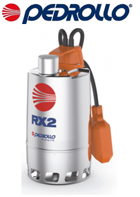 Pedrollo Rxm 4/40 1Hp 220v Flatörlü Komple Paslanmaz Drenaj Dalgıç Pompa