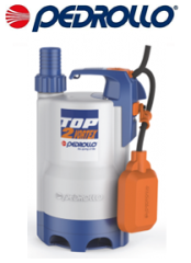 Pedrollo Top2-Vortex 0.5Hp 220v Flatörlü Plastik Gövdeli Drenaj Dalgıç Pompa