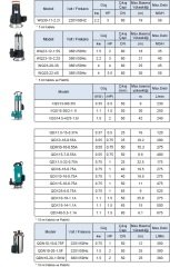 Leo WQ23-15-2.2S   3Hp 380V  Foseptik  Drenaj Dalgıç Pompa