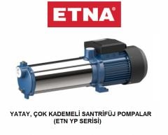 Etna ETN YP 60 1.5Hp 220V Paslanmaz Çelik Gövdeli Yatay Çok Kademeli Santrifüj Pompa