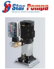 STAR 1 SD 100/4 T 5.5hp 380v Tek Pompalı Paket Hidrofor