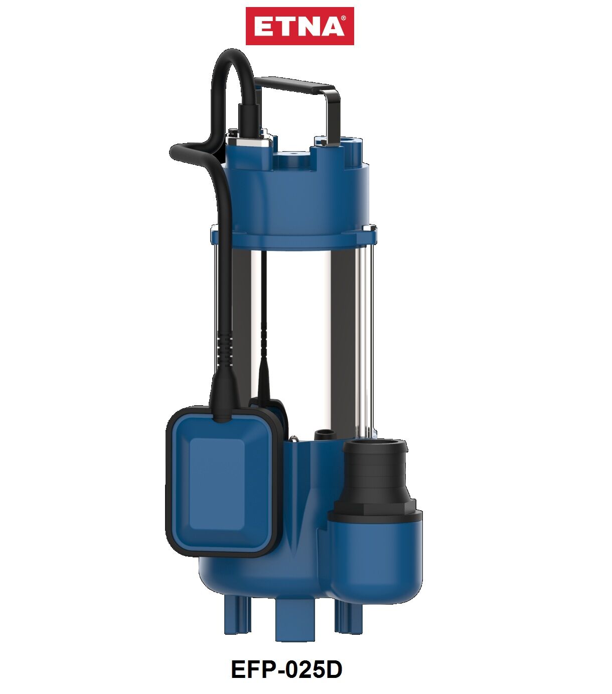 Etna EFP-025D  0.35Hp 220V Döküm Gövdeli Flatörlü  Atık Su ve Foseptik Drenaj Dalgıç Pompa