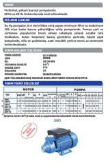 Sumak Smt15 1.5hp 380v Sürtme Fanlı Preferikal Santrifüj Pompa