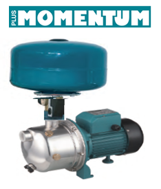 Momentum Pjm101c-DA3 1Hp 220v Paslanmaz Gövdeli Jet Paket Hidrofor 24lt Tanklı