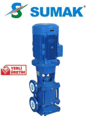 Sumak SHT32/4 7.5hp 380v Düşey Milli Kademeli Pompa