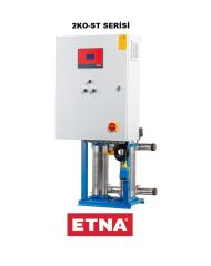 Etna 2KO-ST16/11-110  2x15Hp 380V Çift Pompalı Komple Paslanmaz Çelik Dik Milli Sabit Devirli Panolu Hidrofor (Aisi 304)