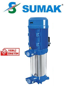 Sumak SHM6-150/8 1.5hp 220v Düşey Milli Kademeli Pompa