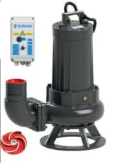 SUMAK, SDTV 150/4, 15HP, 380V,Foseptik Dalgıç Pompa