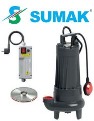 SUMAK, SDF25/2, 3Hp, 220V, Temiz Su Dalgıç Pompa