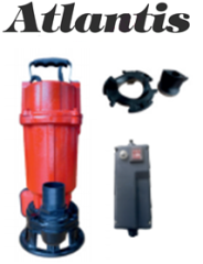 Atlantis Blu Öğütücü 0.55M 0.75hp 220v Parçalayıcılı Foseptik Dalgıç Pompa